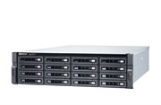 Система хранения данных QNAP ENTERPRISE 3U TS-h1677XU-RP 8C 3,6GhzCPU/32Gb(upto128Gb)/upto 16HDDs/SATA(3,5" 2,5")/ 6xUSB3.2/4xExp.slot/2xGbE 2x10Gb(SFP+)/iSCSI/2xPS/5YW