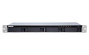 Система хранения данных QNAP CHANNEL TS-431XeU-8G-EU-RU 1U QC 1,7GhzCPU/8Gb(upto8Gb)/upto 4HDD, upto 16 with TL-R1200C-RP/SATA(3,5" 2,5")/ 4xUSB3.2/2x1GbE 1x10GbE(SFP+)/iSCSI/1xPS/2YW