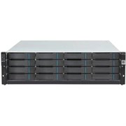 Система хранения данных Infortrend EonStor GS 3000 Gen2 3U/16bay Dual controller, 4x12Gb/s SAS EXP,8x10GbE(SFP+)+4xhost board,4x4GB,2x(PSU+FAN),2x(SuperCap.+Flash),16xdrive trays and 1xRMkit (GS 3016R2CF-D)