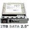 WCJ3G Dell 2-TB 7.2K 2.5 SATA w/G176J - фото 44865