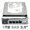 X104H Dell 1-TB 6G 7.2K 3.5 SAS w/F238F - фото 44957