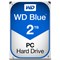 Жесткий диск Western Digital Blue 2Tb 6Gb 5,4K 64Mb SATA 3.5", WD20EZRZ - фото 53953
